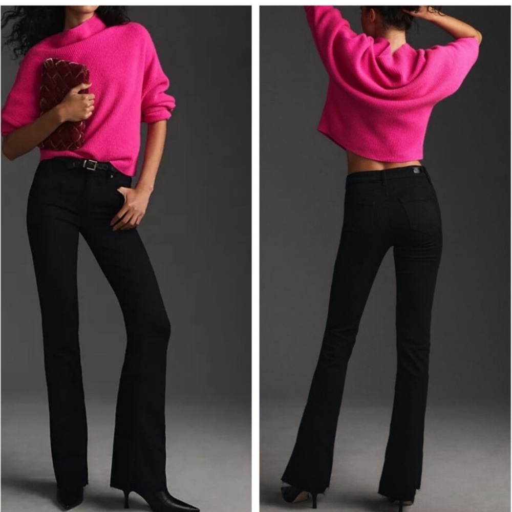 Paige Jeans High Rise Lou Lou flare black size 28